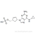 Sulfato de abacavir CAS 188062-50-2